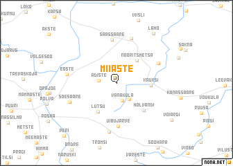 map of Miiaste