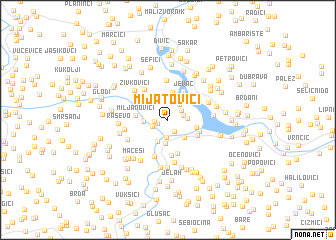 map of Mijatovići