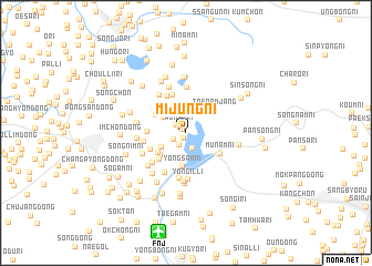 map of Mijung-ni