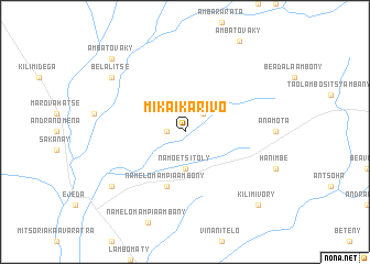 map of Mikaikarivo