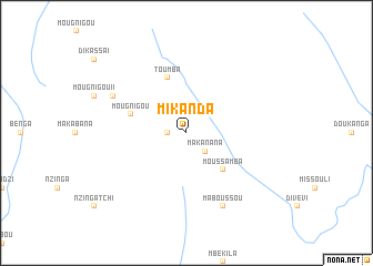 map of Mikanda