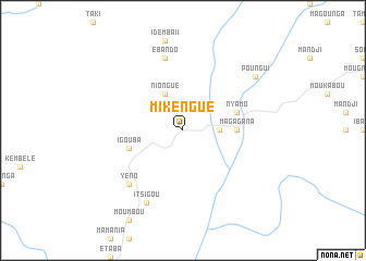 map of Mikengué