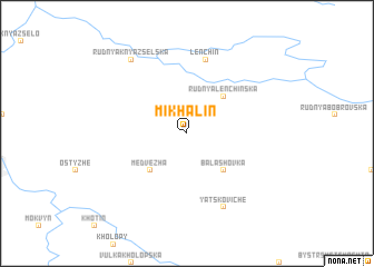 map of Mikhalin