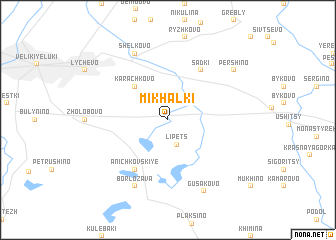 map of Mikhal\