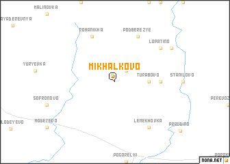 map of Mikhalkovo