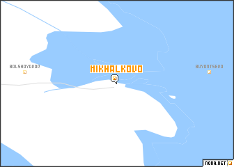 map of Mikhal\