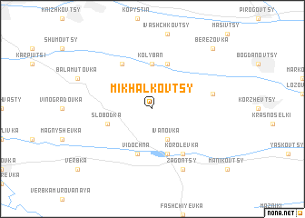 map of Mikhalkovtsy