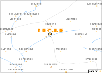 map of Mikhaylovka