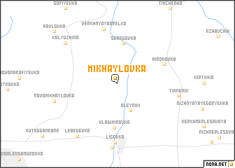 map of Mikhaylovka