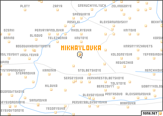 map of Mikhaylovka