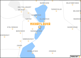 map of Mikhaylovka