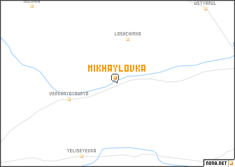 map of Mikhaylovka