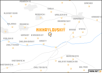 map of Mikhaylovskiy