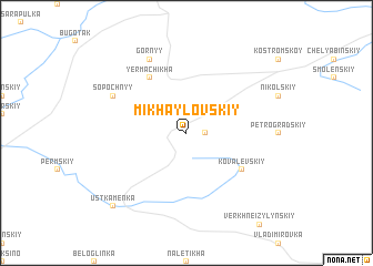 map of Mikhaylovskiy