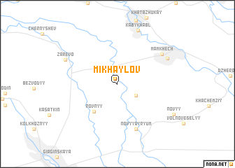 map of Mikhaylov