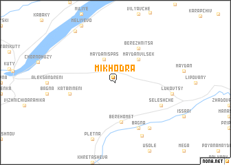 map of Mikhodra