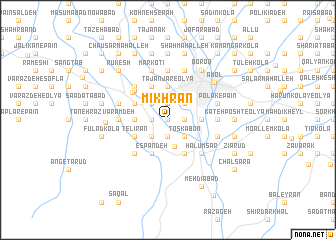 map of Mīkhrān