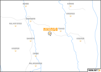 map of Mikinda