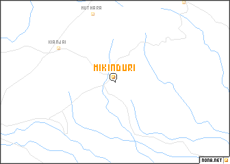 map of Mikinduri