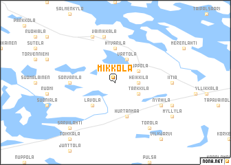 map of Mikkola