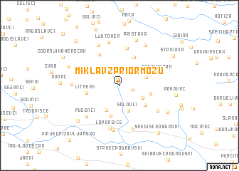 map of Miklavž pri Ormožu