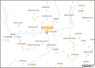 map of Mikoua