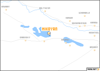 map of Mikoyan