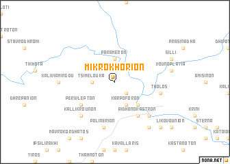 map of Mikrokhórion