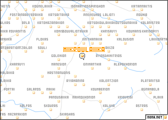 map of Mikroulaíika