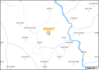 map of Mikwit