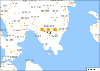map of Milagrosa