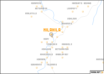 map of Milahila