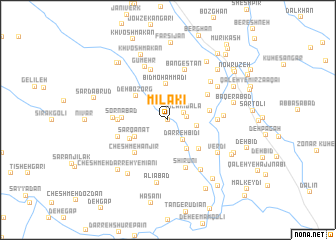 map of Mīlakī