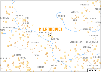 map of Milankovići