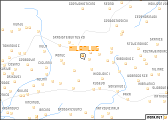 map of Milan-Lug