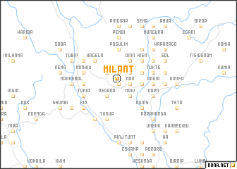 map of Milant