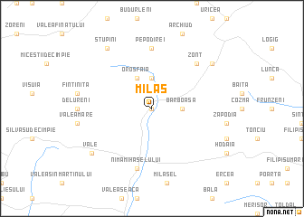 map of Milaş