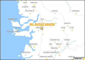 map of Milaungchaung