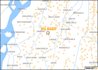 map of Milāwan