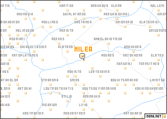 map of Miléa