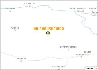 map of Milekovshchina