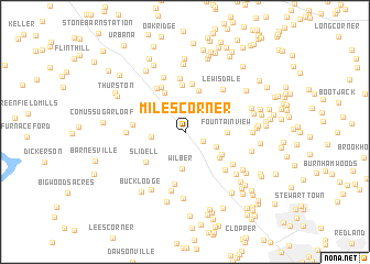 map of Miles Corner