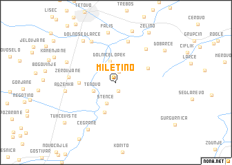 map of Miletino