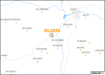 map of Mīlgerd