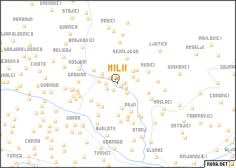 map of Mili°i