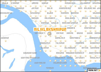 map of Milik Lakshmipur