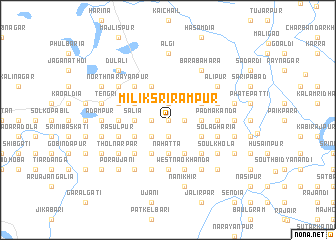 map of Milik Srirāmpur