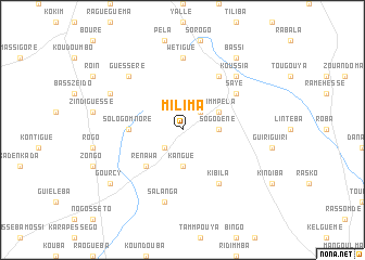 map of Milima