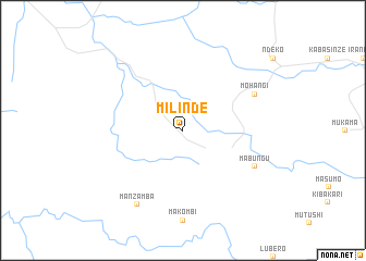 map of Milinde