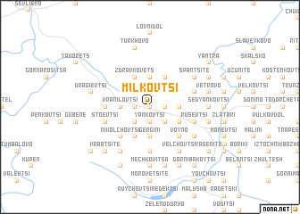 map of Milkovtsi